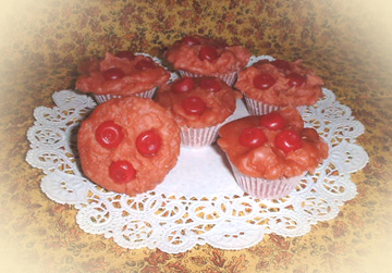 Cherry Crumb Mini-Muffin 